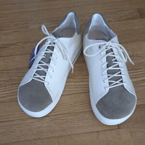 Birkenstock Men's White and Gray Sneakers
